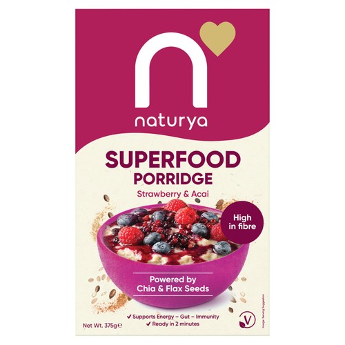 Naturya Superfood Porridge Strawberry & Acai