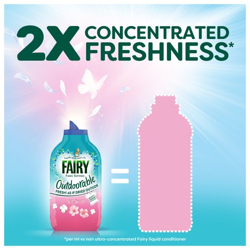 Fairy Outdoorable Fabric Conditioner Cherry Blossom & Nordic Cotton 50W
