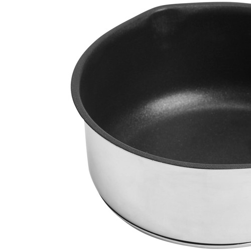 M&S Stainless Steel Non-Stick Milk Pan, Diameter 14cm