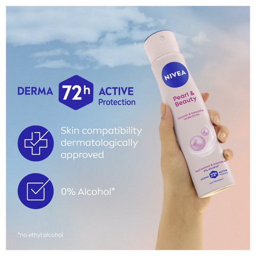 NIVEA Pearl & Beauty Anti-Perspirant Deodorant Spray 