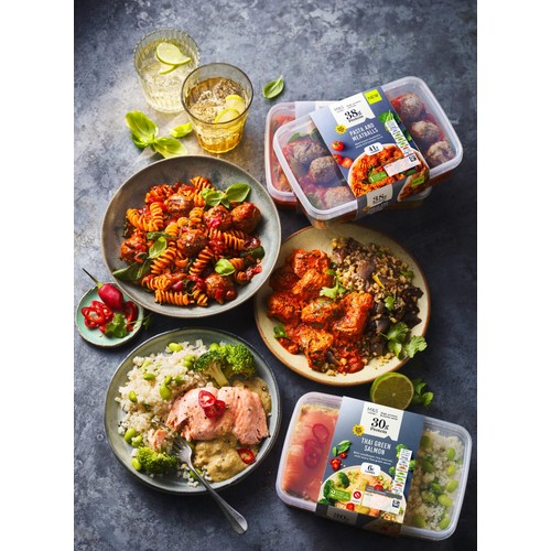 M&S High Protein Pasta & Meatballs Box