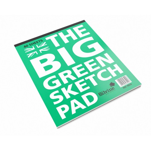 Silvine Big Green Recycled Sketch Book