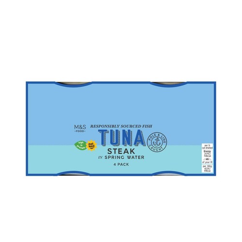 M&S Tuna Steaks in Spring Water Multipack