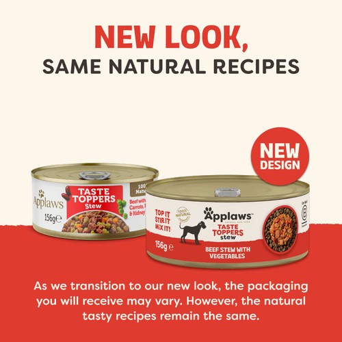 Applaws Taste Topper Beef Tin in Stew