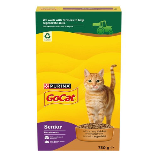 Go-Cat Senior Chicken and Turkey Dry Cat Food 