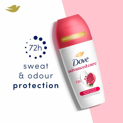 Dove Women Advanced Antiperspirant Deodorant Roll on Pomegranate