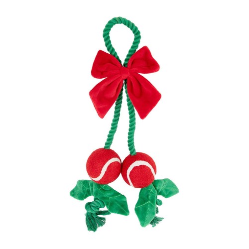 Cupid & Comet Holly Jolly Rope Toy