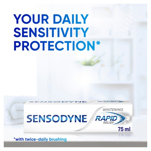 Sensodyne Rapid Relief Sensitive Whitening Toothpaste