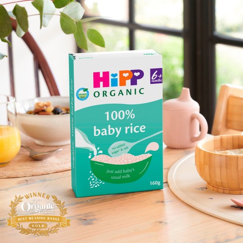 HiPP Organic 100% Baby Rice 6+ Months 