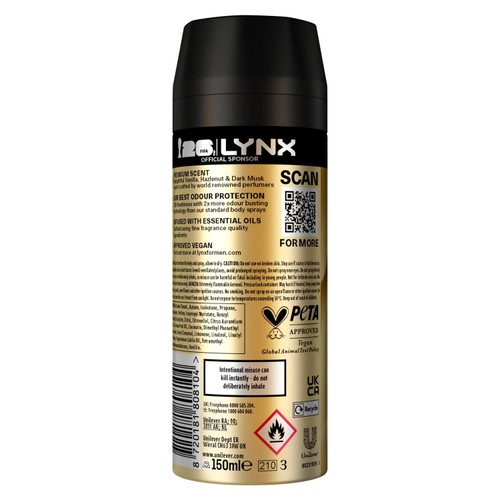 Lynx Men Marshmallow Smoke 72h Fine Fragrance Premium Deodorant