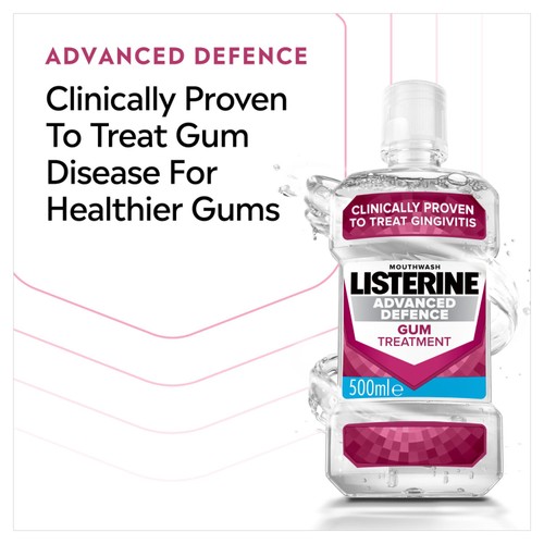 Listerine Advanced Defence Gum Treatment Classic Mouthwash