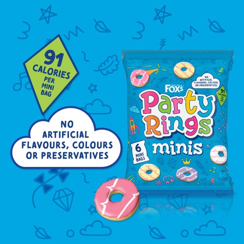 Fox's Biscuits Party Rings Minis Multipack