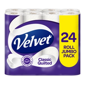 Velvet Classic Quilted Toilet Rolls