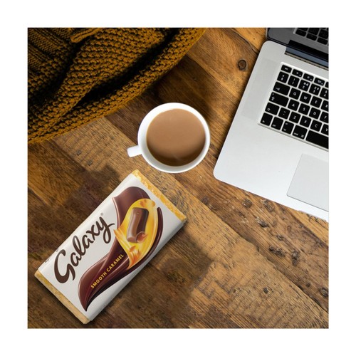 Galaxy Smooth Caramel & Milk Chocolate Block Bar Vegetarian