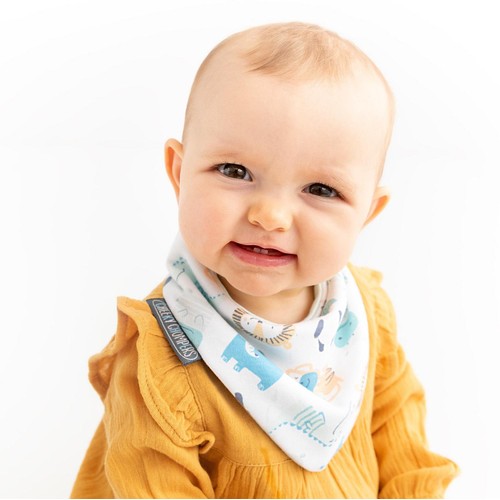 Cheeky Chompers Neckerbib 2 pack Animals & Stars