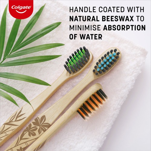 Colgate Bamboo Charcoal Soft Manual Toothbrush 