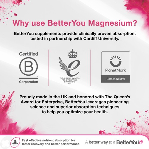 BetterYou Magnesium Max Lemon & LimePowder