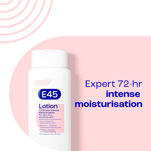 E45 Moisturiser Body Lotion for Dry & Sensitive Skin