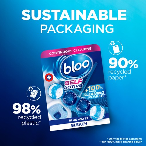 Bloo Colour Active+ Bleach Toilet Rim Blocks