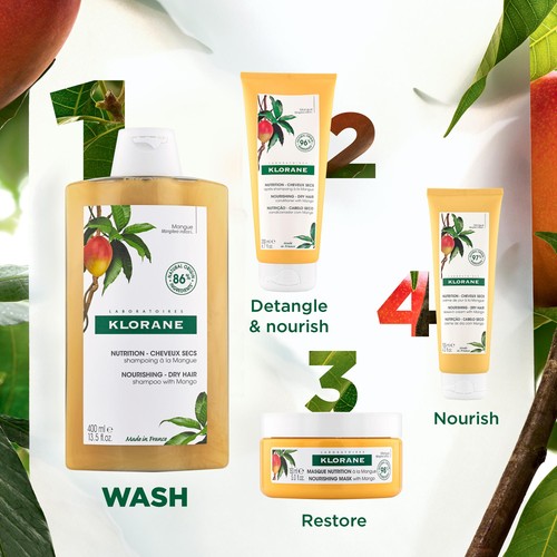 Klorane Nourishing Shampoo with Mango for Dry Hair