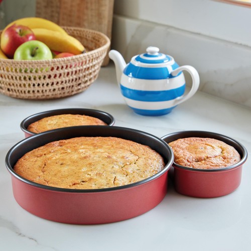 Prestige Disney Bake with Mickey Head Cake Tin Set, 3pce