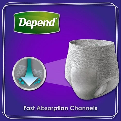 Depend Comfort Protect S/M Incontinence Pants Men