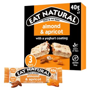 Eat Natural Fruit & Nut Bars with Almond, Apricot & Yoghurt 3 x 40g
