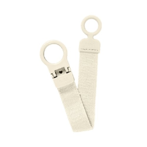BIBS Pacifier Clip Loop Ivory