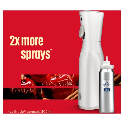 Glade ONE Refillable Room Spray Twinkling Apple & Cinnamon