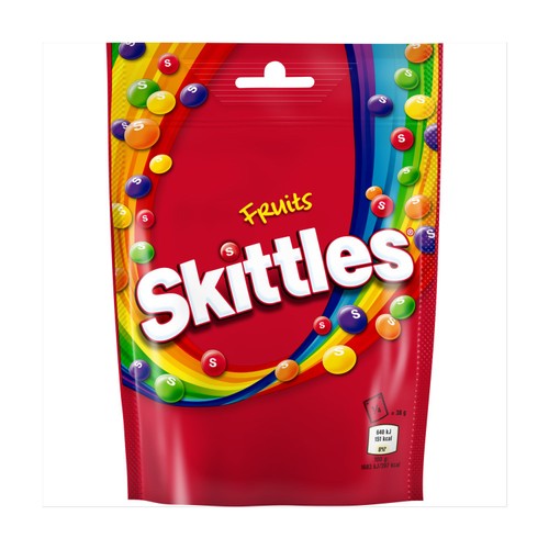 Skittles Vegan Chewy Sweets Fruit Flavoured Pouch Bag