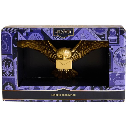 M&S Harry Potter Hedwig Decoration, Gold Mix