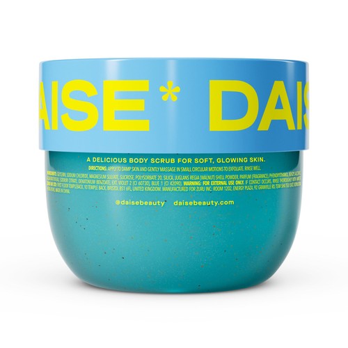 DAISE Exfoliating Body Scrub in Coconut Glow, For Soft Glowing Skin