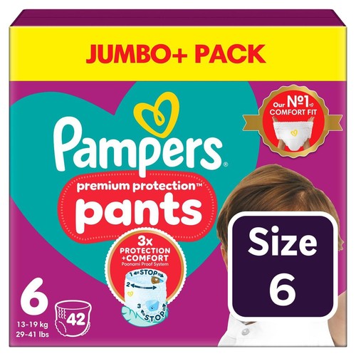 66 Couches Pampers Premium Protection Pants, Taille 6 - Puériculture & Eveil bébé