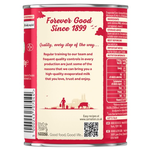 Carnation Light Evaporated Milk