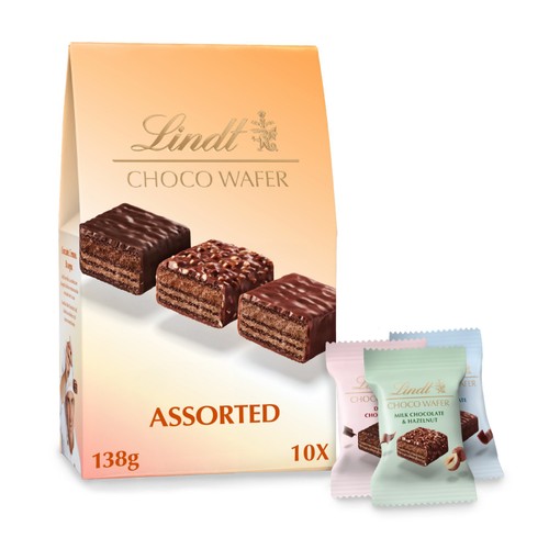 Lindt Choc Wafer Assorted Chocolate Sharing Box