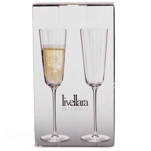 Livellara Set Of 2 Champagne Glasses