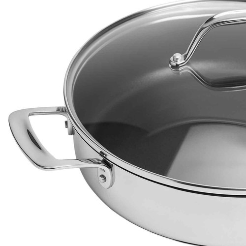 M&S Stainless Steel Non-Stick Saute Pan
