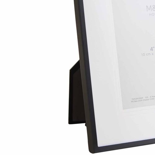 M&S Layered Mount Photo Frame 4x6 inch, Black