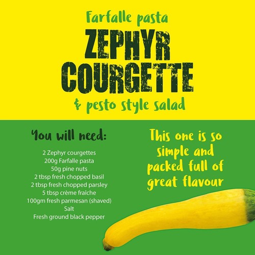 Wonderfully Curious British Zephyr Courgettes