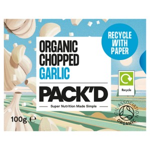 PACK'D Organic Chopped Garlic