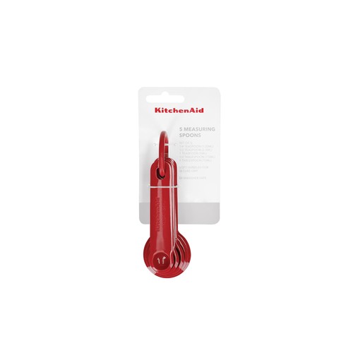 KitchenAid Universal Measuring Spoon Set, Red