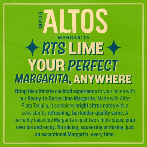Olmeca Altos Tequila Ready to Serve Margarita