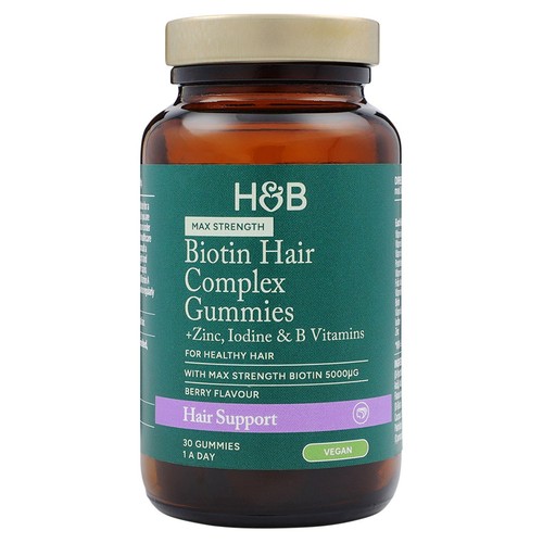 Holland & Barrett High Strength Biotin Hair Complex Vegan Gummies