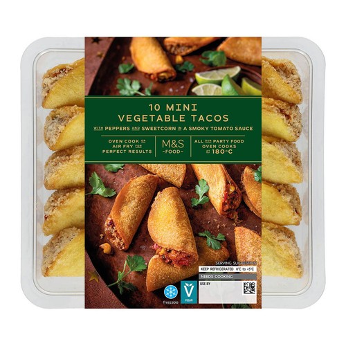 M&S 10 Mini Vegetable Tacos