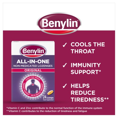Benylin All-In-One Non-Medicated Original Lozenges