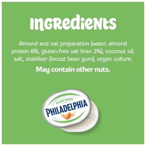 Philadelphia Vegan Almond & Oat Soft Cream Cheese Alternative