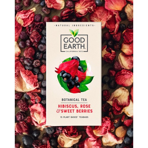 Good Earth Teabags Hibiscus, Rose & Sweet Berries