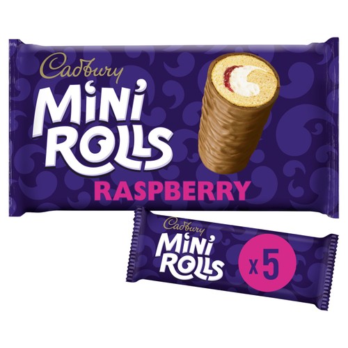 Cadbury Milk Raspberry Mini Rolls Cakes
