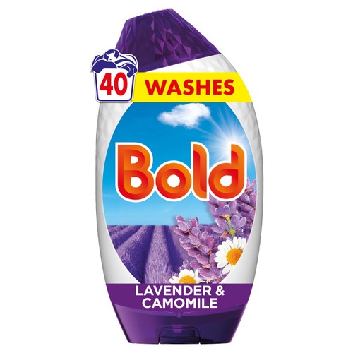 Bold 2In1 Washing Liquid Gel Lavender & Camomile 40 Washes