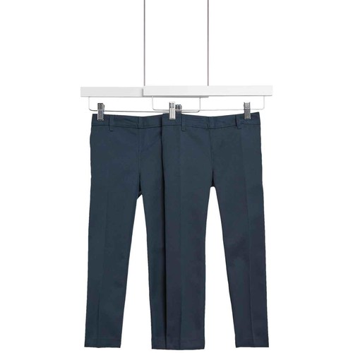 Slim Leg School Trousers 10 11 Years